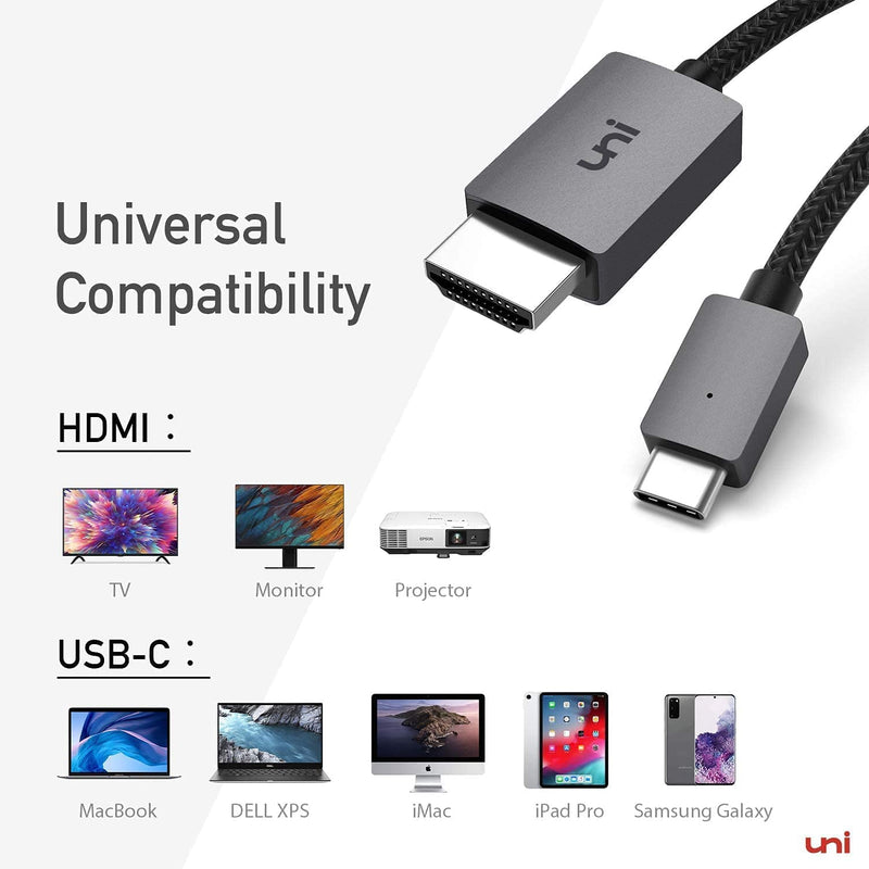 USB C to HDMI Cable 4K , 3ft./0.9m (255)