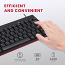 Perixx PERIDUO-212 Wired Mini Optical Desktop Set (UK Layout) (68)