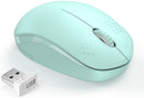 Seenda Wireless Mouse, 2.4G Noiseless Mouse with USB Receiver (105)