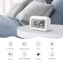 NOKLEAD Digital Alarm Clock with LCD Display Volume Adjustable Snooze 12/24Hr and Weekend Mode (White) (354)