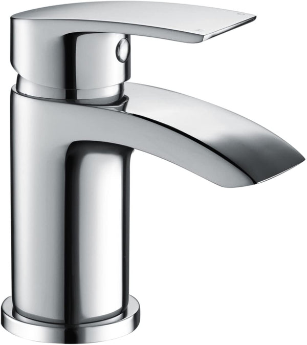 Hapilife Stunning Waterfall Bathroom Sink Monoblock Mixer Faucet Chrome (315)
