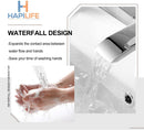 Hapilife Stunning Waterfall Bathroom Sink Monoblock Mixer Faucet Chrome (315)
