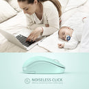 Seenda Wireless Mouse, 2.4G Noiseless Mouse with USB Receiver (105)
