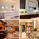 Enshine LED GU10 Spotlight Bulbs, Frosted, 7W (50W Halogen Equivalent), Warm White 3000K, 500 Lumen (Pack of 4)  (242)