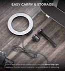 Dimmable Selfie Ring Light with Desk Tripod Stand (312)