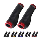 LYCAON Bike Handlebar Grips Ergonomic, 2 Sides Locking, TPR Rubber Anti-Slip Handle Grip, Bicycle Grips Fits MTB/BMX/Mountain/Downhill/Foldable/Urban Bicycles/Scooter (125)