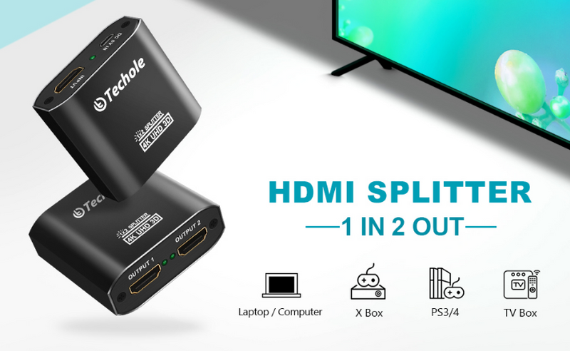 Techole HS306 4K HDR Two-way HDMI Splitter (157)
