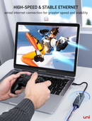 UNI USB-C to Ethernet Hub (356)