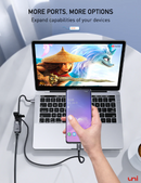 UNI USB-C to Ethernet Hub (356)